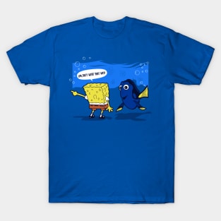 Cute Funny Underwater Creatures Adorable Fish Mashup Cartoons T-Shirt